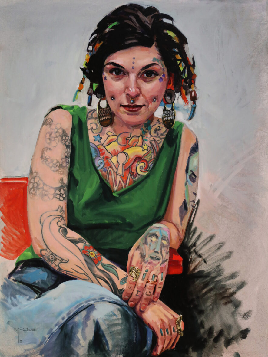 "Cheryl" by Brian McClear | Ink & Oil