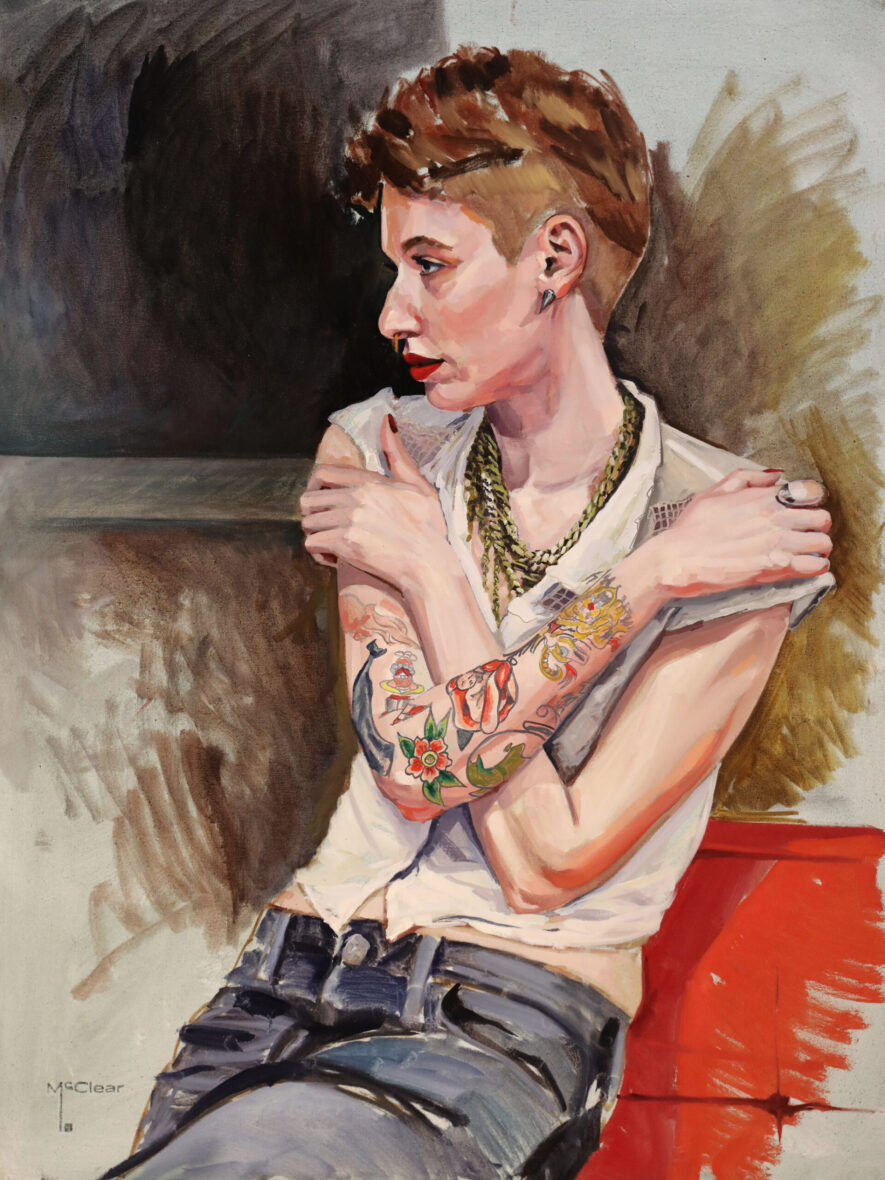 "Emma" by Brian McClear | Ink & Oil