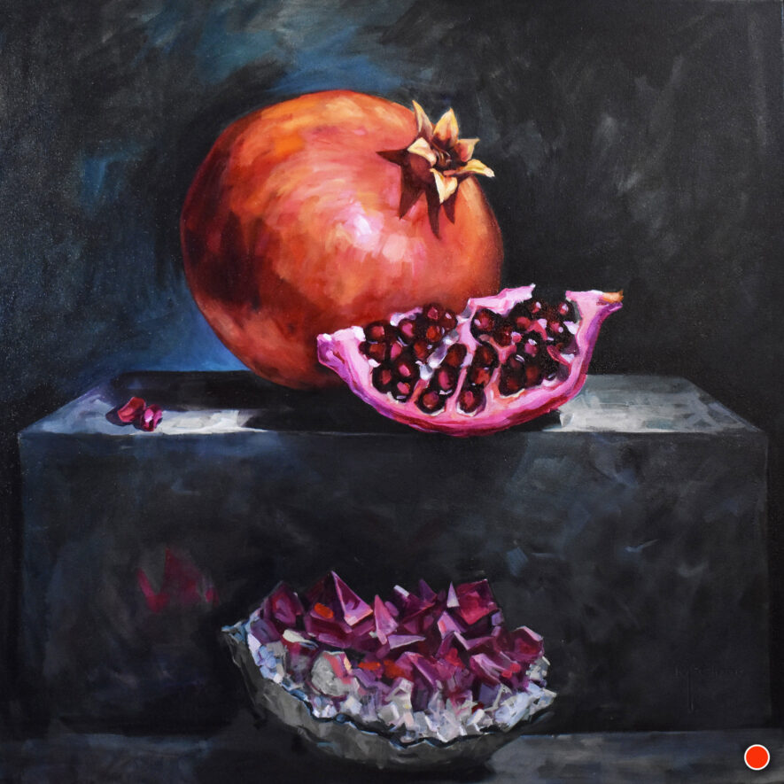Pomegranate and Geode by Brian McClear