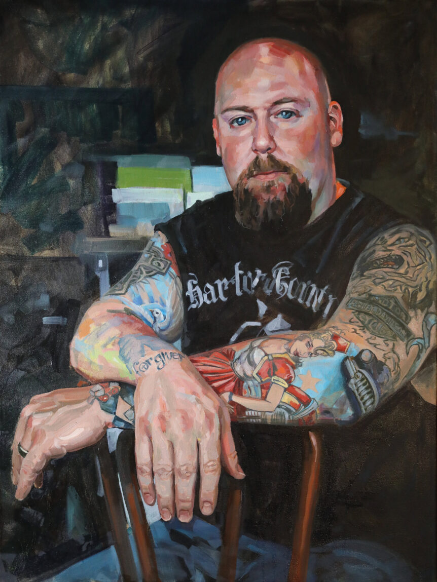 "Chad" by Brian McClear | Ink & Oil