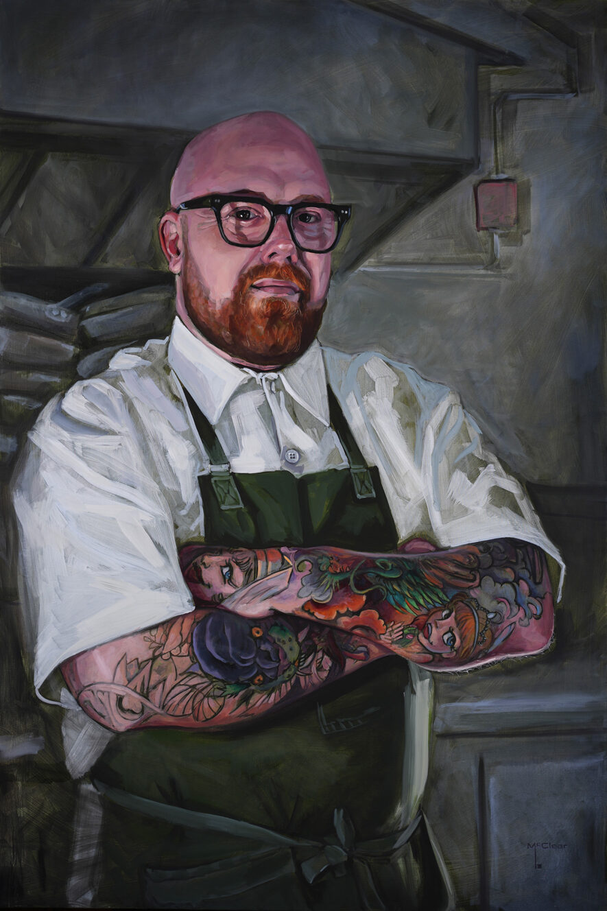 "Chef Tyler Anderson" by Brian McClear | Ink & Oil