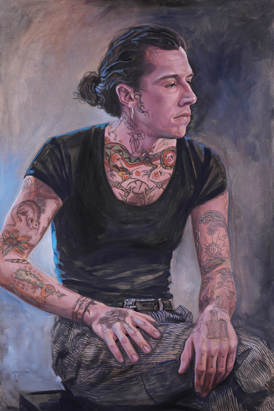 "Nico" by Brian McClear | Ink & Oil